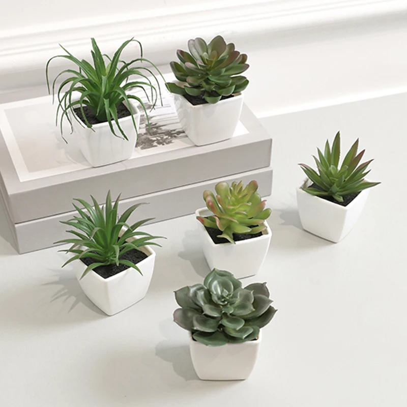 kf-S3dbab6038835458eb8fc4848d811087e4-6PCS-Home-Decoration-Mini-Evergreen-Artificial-Succulent-Small-Potted-Plants